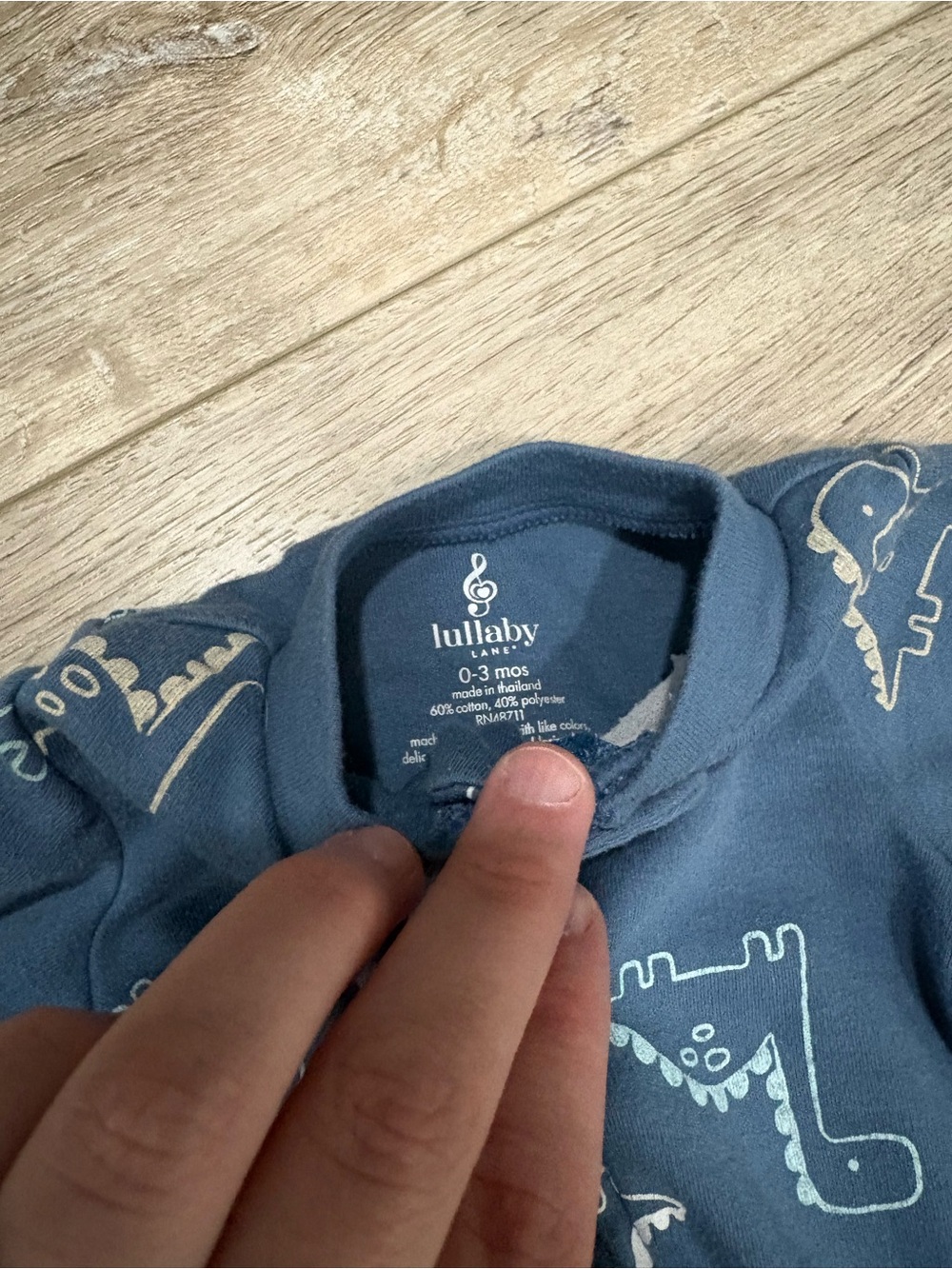 LULLABY LANE | Dinosaur Footed Pajamas - Picture 2 of 2